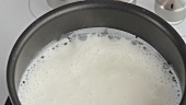 Bringing milk to the boil