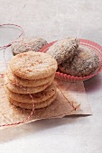 American cookies: Snickerdoodles and Poppy seed snaps