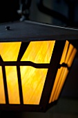 An Outdoor Lantern; Lit