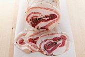 Pancetta (Italian rolled bacon)