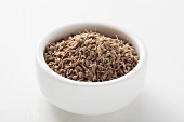 Cumin seed in a small bowl