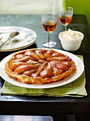 Tart tatin with pears (France)