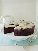 Pear and chocolate cake