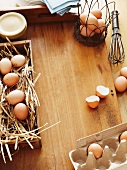 An arrangement of eggs