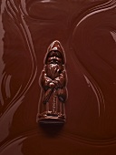 Chocolate Santa Claus, melting