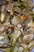 Roasted Fennel with Gorgonzola Cheese