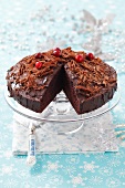 Chocolate cake for Christmas