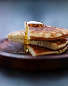 Pancakes with honey