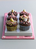 Chocolate cupcakes for Easter