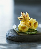 Squid in tempura batter