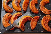 Oven-roasted pumpkin slices