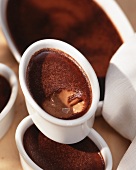 Chocolate cream in ramekins