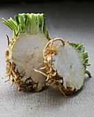 Celeriac, halved