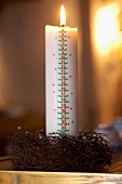 Advent calendar candle