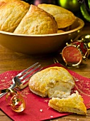 Mini cheese and onion pies for Christmas