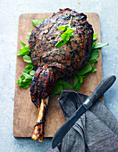 Leg of lamb with herbs