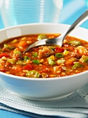 Chicken gumbo (chicken stew, Louisiana, USA)