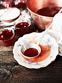 Quince jelly (gelling test)