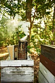 Rauchgerät zum Bienenausräuchern