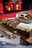 Spiced loaf cake for Christmas