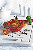 Peppers filled with minced meat