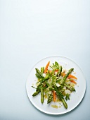 Gemüse mit Couscous und Arganöl