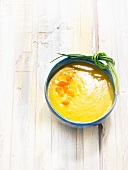 Cream of yellow pepper soup