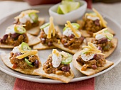Tacos with chilli con carne