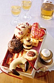 Various Christmas biscuits and pastries