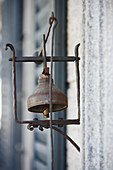 Vintage-style wrought iron door bell