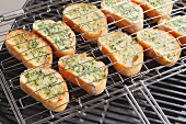 Grilled garlic baquettes