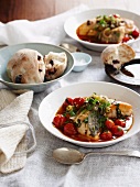 Pesce e pomodoro (fish with tomato sauce, Italy)