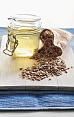 Sunflower oil and sunflower seeds