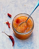 Exotic fruit jam with chilli