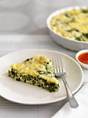 Vegetables quiche with cheese