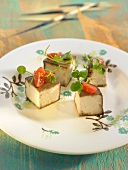 Tofu with soya and tomatoes (Spain)