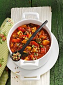 Vegetarian potato goulash