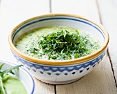 Herb and spinach soup