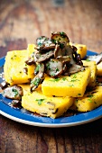 Polenta with porcini mushrooms