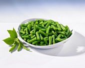 Green beans, cooked and fresh