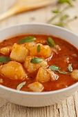 Mandzha (Bulgarian potato stew)