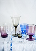 Various drinking glasses