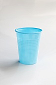 A blue plastic cup