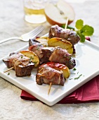 Turkey liver with Calvados apple wedges