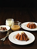 Date Pudding (Dattelkuchen, Australien) mit Pecannüssen