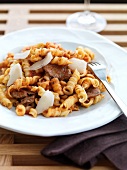 Torchietti al ragù (Nudeln mit Rindfleisch & Parmesan)