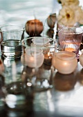 Candles in candleholders