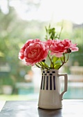 Peonies in vase