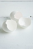 Clean, white eggshells