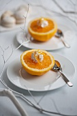 Oranges with orange cream